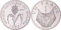 Ruanda Franc Münze, Monnaie de Paris, ESSAI, STGL, Aluminium, KM:E4 -