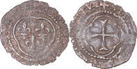 Frankreich Double Tournois Münze, François Ier, S+, Billon, Gadoury:188 -