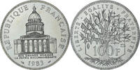 Frankreich 100 Francs Münze, Panthéon, Paris, série FDC, STGL -