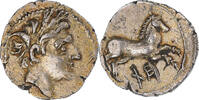 1/4 Shekel Münze, Sicily, Agrigente, Punic occupation, SS+ -