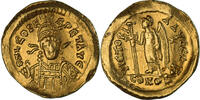 Solidus Leo I, Constantinople, Gold, SS+, RIC:605 -
