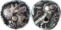 Tetradrachm Münze, Attica, Athens, S+, Silber -