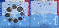 Frankreich 1 Cent to 2 Euro Monnaie de Paris, BU, STGL -