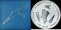 Frankreich 100 Francs Münze, Paralympiques Albertville, Monnaie de -