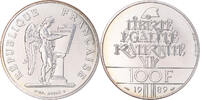 Frankreich 100 Francs Münze, Droits de l'Homme, Monnaie de Paris -