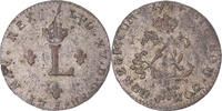Frankreich 2 Sols Münze, Louis XV, Dijon, SS, Billon, KM:500.16 -