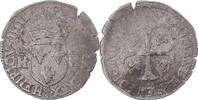 Frankreich Douzain aux 2 H couronnés Münze, Henri IV -