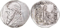 Drachm Münze, Parthia (Kingdom of), Mithradates II, Ekbatana, SS -