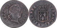 Frankreich Liard Münze, Louis XV, Lille, S, Kupfer, KM:543.11 -