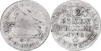 Deutsch Staaten 1/12 Thaler, 2 Groschen Münze, BRUNSWICK-WOLFENBUTTEL, Karl Wilhelm Ferdinand, 1/12 -