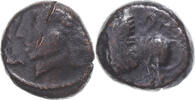 Bronze ATISIOS REMOS Münze, Remi, S+, Bronze, Delestrée:595 -
