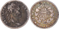 Frankreich 2 Francs Münze, Napoléon I, Perpignan, S, Silber -
