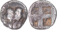 Obol Münze, Cimmerian Bosporos, Pantikapaion, S+, Silber -