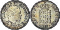 Monaco 10 Francs Münze, Rainier III, Monnaie de Paris, UNZ, Silber -