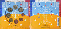 Frankreich Coffret 1c. à 2€ Monnaie de Paris, BU, STGL -