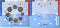 Frankreich Coffret 1c. à 2€ Monnaie de Paris, BU, STGL -