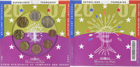 Frankreich Coffret 1c. à 2€ Monnaie de Paris, BU, STGL -