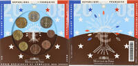 Frankreich Coffret 1c. à 2€ Monnaie de Paris, BU, STGL -