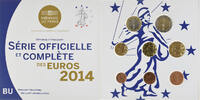 Frankreich Coffret 1c. à 2€ Monnaie de Paris, BU, STGL -