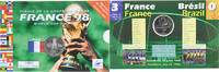 Frankreich 5 Francs Münze, Finale France-Brésil, Monnaie de Paris, BU -