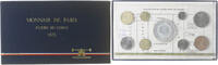 Frankreich Coffret 1 c. à 50 frs. Monnaie de Paris, FDC, STGL -