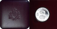 San Marino 5 Euro Expo Milano, Rome, BE, STGL, Silber -