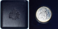 San Marino 10 Euro Giousè Carducci (100° Anniv.), Rome, BE, STGL -