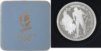 Frankreich 100 Francs Münze, 1992 Olympics, Albertville, Cross-country Skiing, 100 -