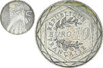 Frankreich 10 Euro Coq, Monnaie de Paris, UNZ, Silber -