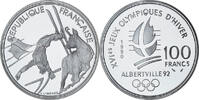 Frankreich 100 Francs Albertville - Ski acrobatique, Monnaie de Paris -