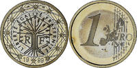 Frankreich Euro Paris, BE, STGL, Bi-Metallic, KM:1288 -