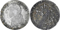 Frankreich Écu de Béarn au bandeau Louis XV, Pau, SGE+, Silber -