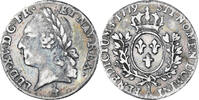 Frankreich 1/20 Écu au bandeau Louis XV, Paris, SS, Silber, KM:552.1 -