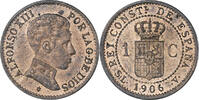 Spanien Centimo Alfonso XIII, Madrid, SLV, UNZ, Kupfer, KM:726 -