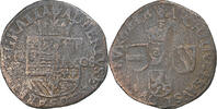 Spanische Niederlande Liard Albert & Isabella, Anvers, S, Kupfer -