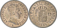 Spanien Centimo Alfonso XIII, Madrid, UNZ, Kupfer, KM:726 -