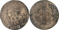 Frankreich 2 sols François Louis XVI, Lille, SS, Métal de -