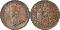 INDIA-BRITISH 1/4 Anna George V, Calcutta, UNZ, Bronze, KM:512 -