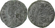 Follis Eudoxia, Bronze, S+ -