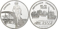 Frankreich 1 1/2 Euro Athlétisme, Courir, Monnaie de Paris, BE, VZ+ -