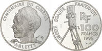 Frankreich 100 Francs Arletty, Monnaie de Paris, BE, Silber, VZ+ -