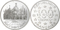 Frankreich 100 Francs / 15 Écus Place Saint-Marc, Monnaie de Paris, BE -