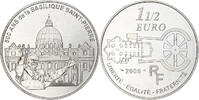 Frankreich 1 1/2 Euro Basilique Saint-Pierre, Monnaie de Paris, BE, VZ+ -