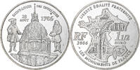 Frankreich 1 1/2 Euro Dôme des Invalides, Monnaie de Paris, BE, VZ+ -