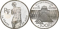 Frankreich 100 Francs vénus de Milo, Monnaie de Paris, BE, Silber, VZ+ -