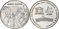Frankreich 1 1/2 Euro Grand Canyon, Monnaie de Paris, BE, VZ+, Silber -