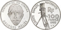 Frankreich 100 Francs Georges Méliès, Monnaie de Paris, BE, Silber -