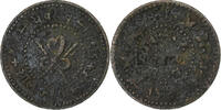 INDIA-BRITISH 1/4 Anna Princely state of Gwalior, Madho Rao, Kupfer, S+ -