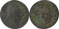 Frankreich 1/2 Sol Louis XVI, Metz, Kupfer, SGE+, Gadoury:275 -