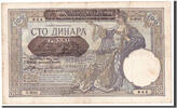Serbien 100 Dinara Geldschein, SS -